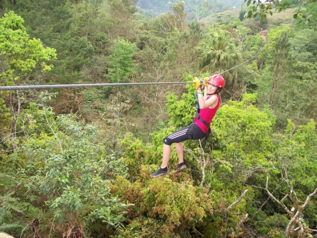 Suspendida en el aire